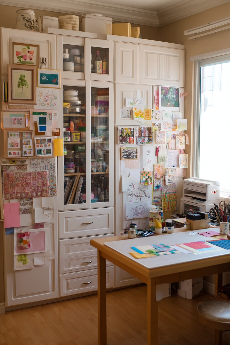 Craft Room and Hidden Supplies