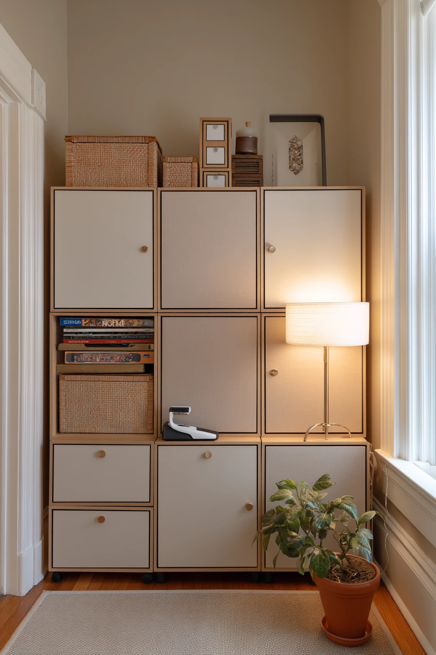 Renter-Friendly Tall Cabinet Hack