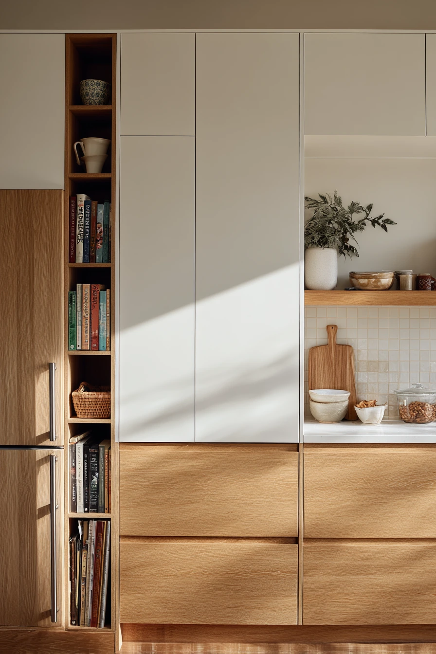 Family Kitchen Wall of Storage