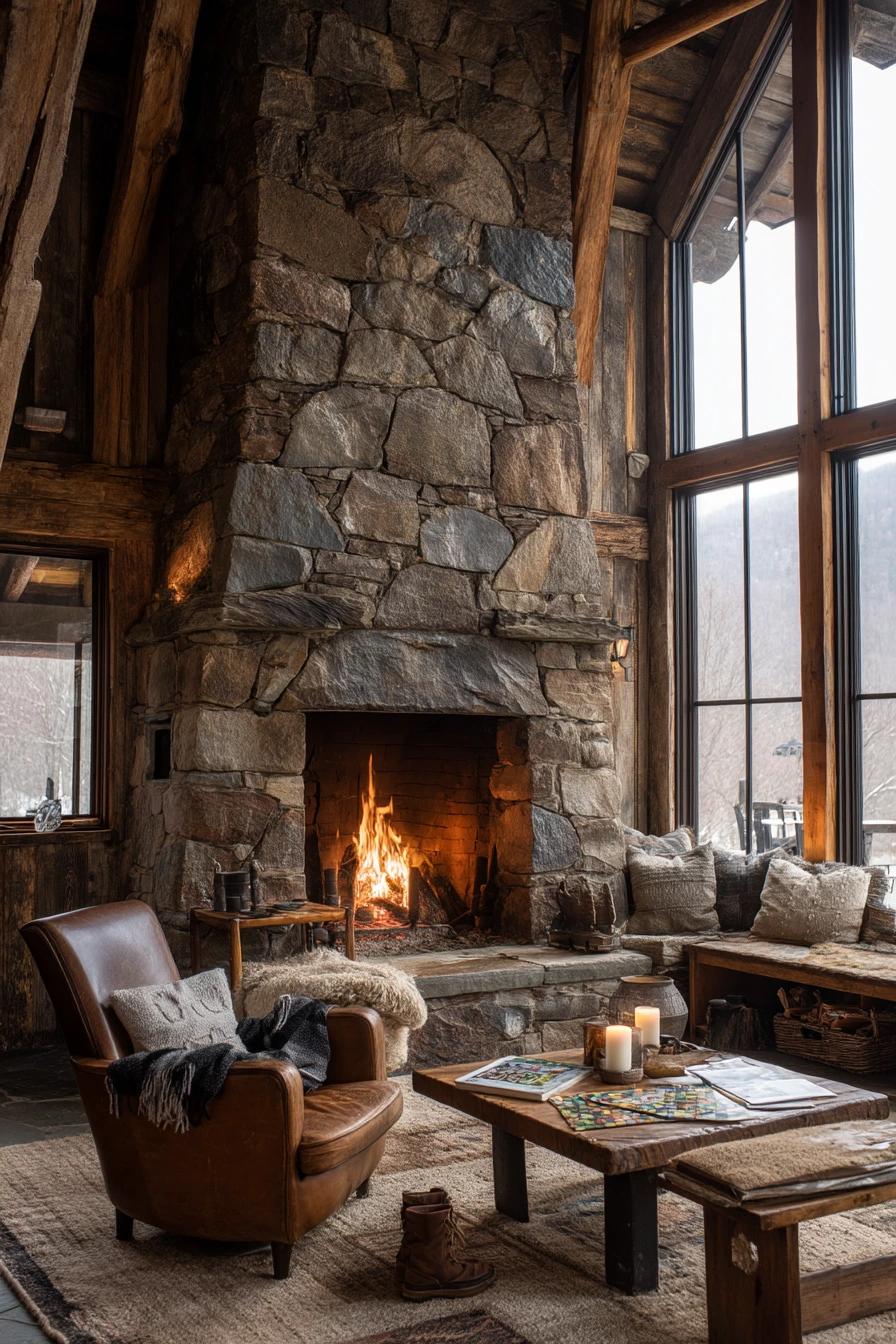 Mountain Cabin Great Room Ideas