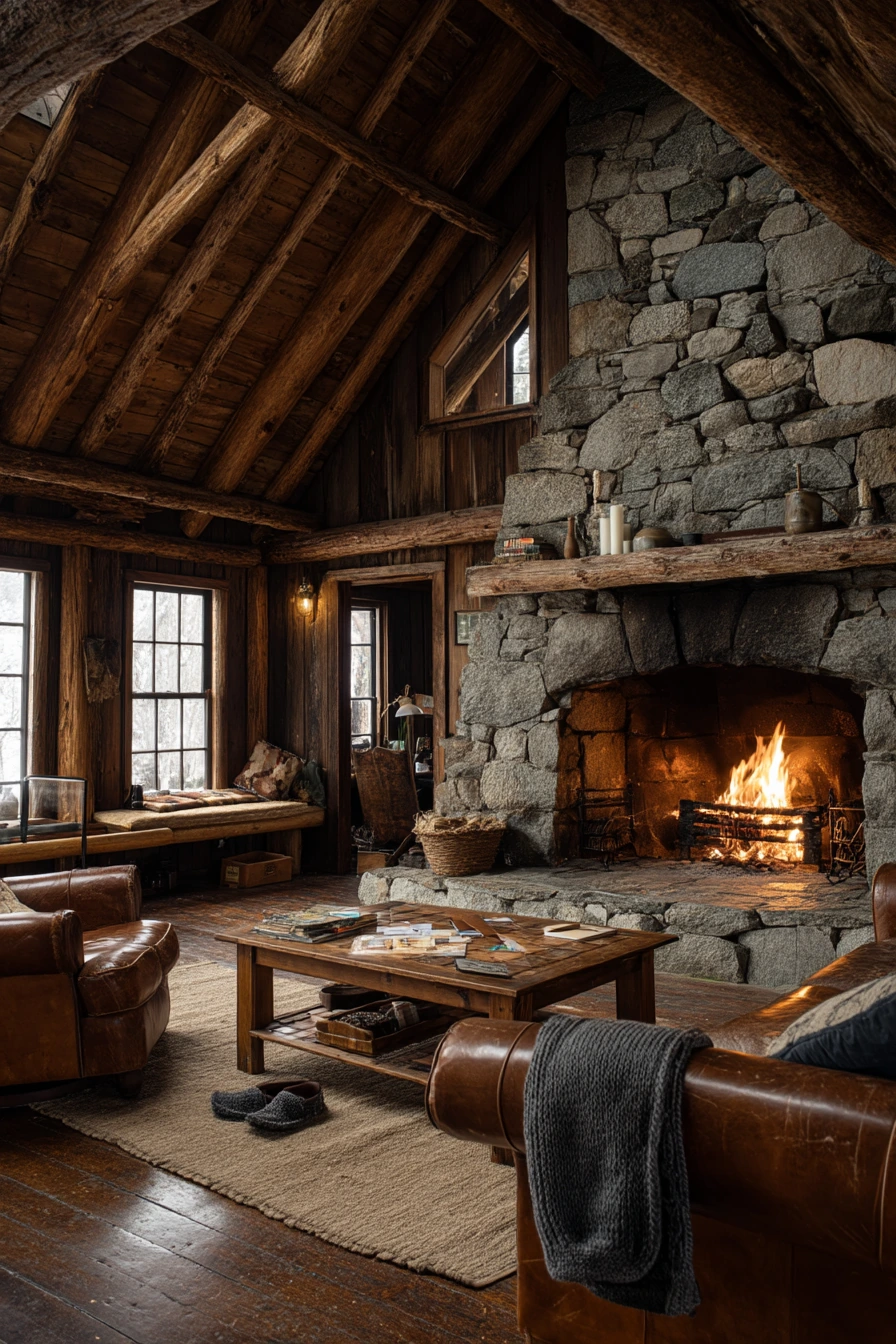 Mountain Cabin Great Room Ideas