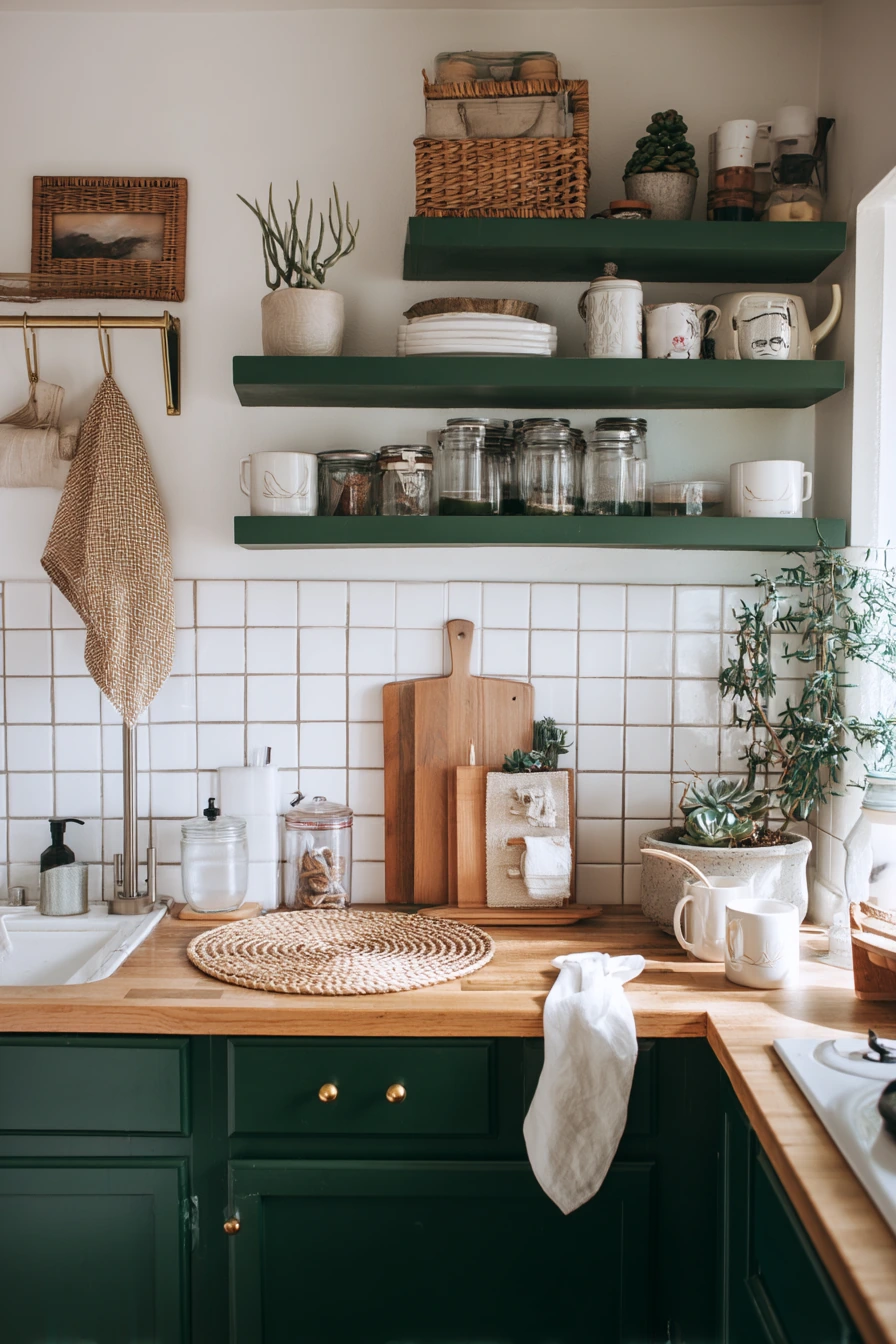 Renter-Friendly Forest Green Refresh