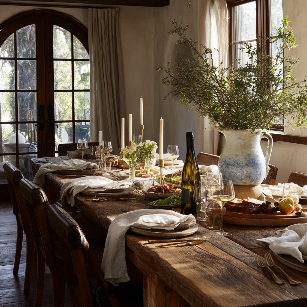 Weekend Hosting Table with Collected Details