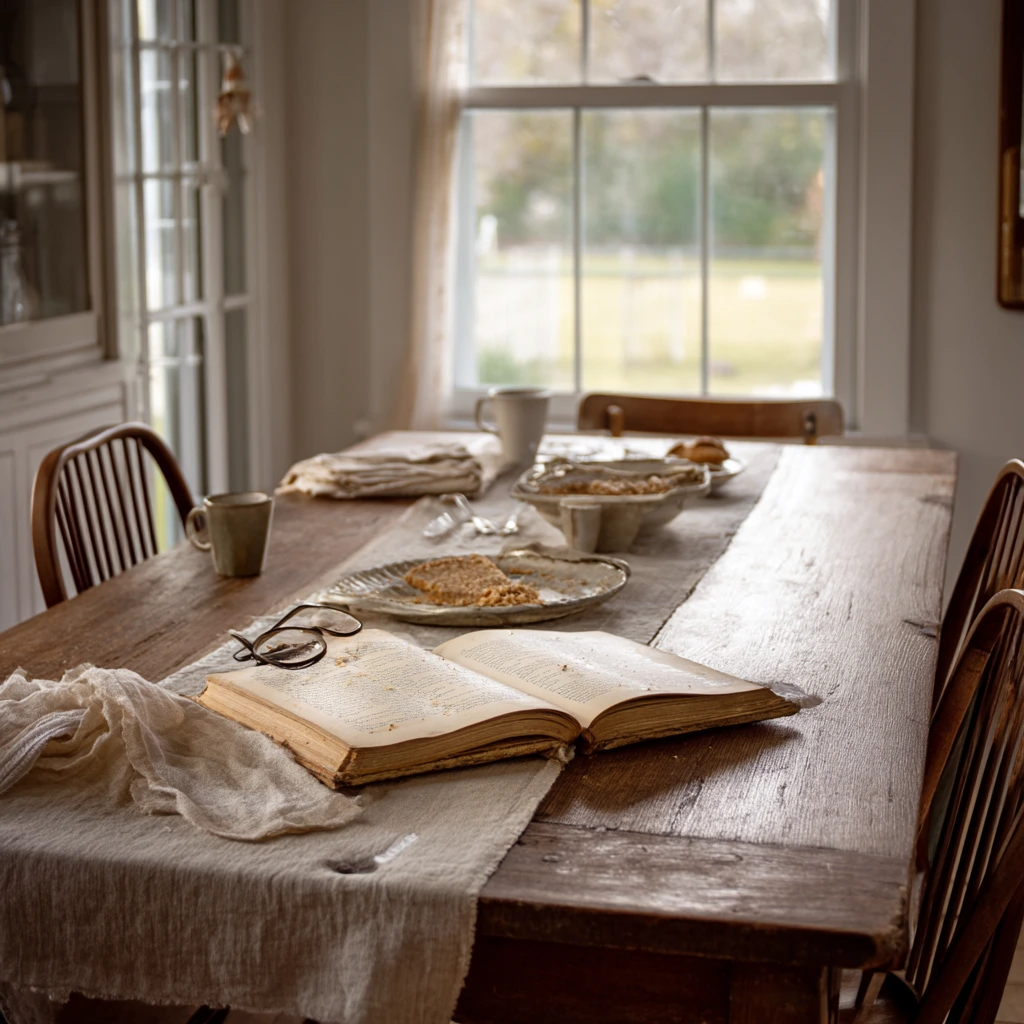 Morning Coffee Corner in a Country Dining Space
