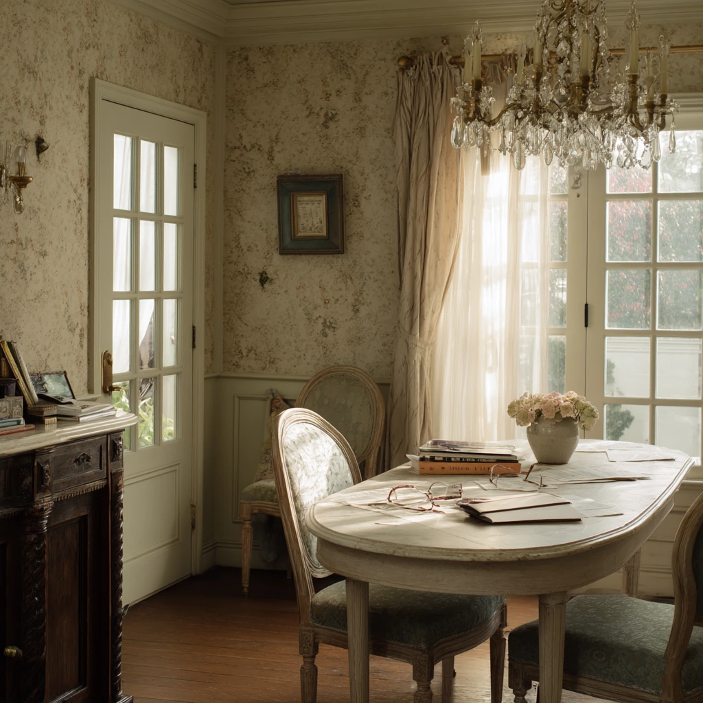 Petite Formal Dining Room with Quiet Luxury