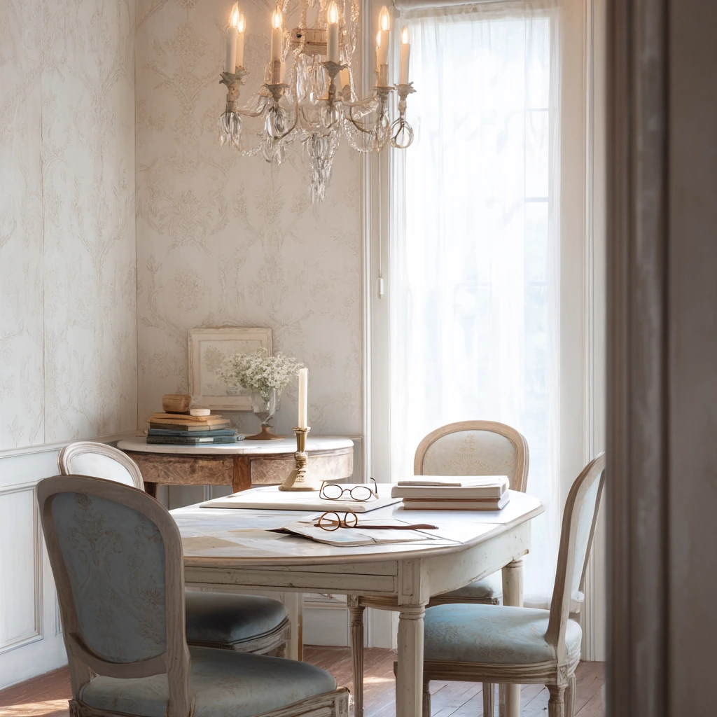 Petite Formal Dining Room with Quiet Luxury