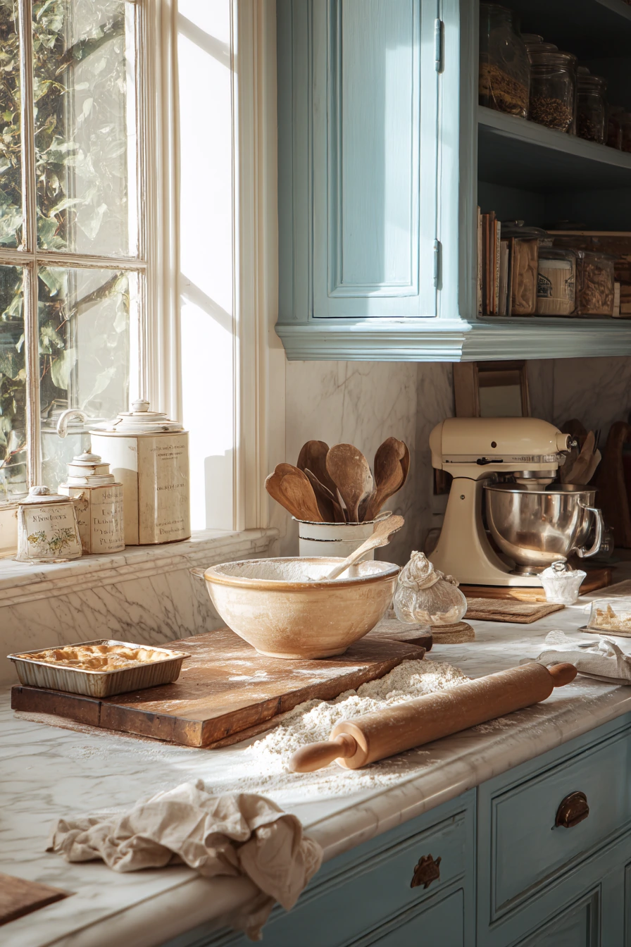 Weekend Baking Counter Moment
