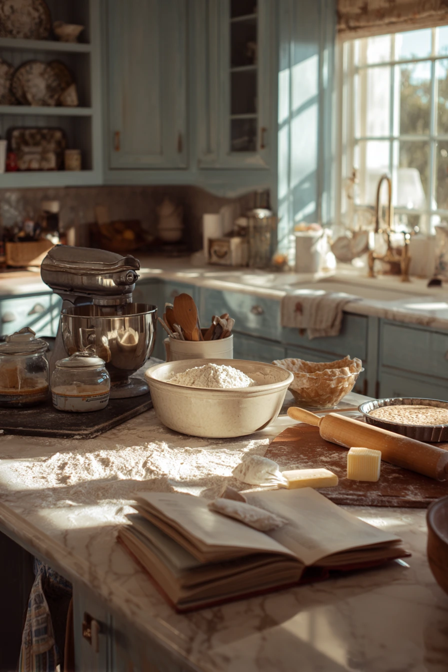 Weekend Baking Counter Moment
