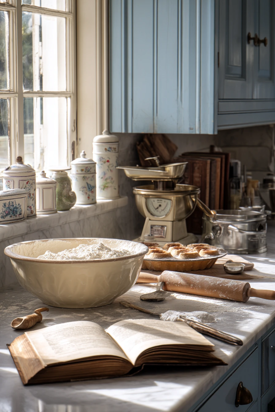 Weekend Baking Counter Moment