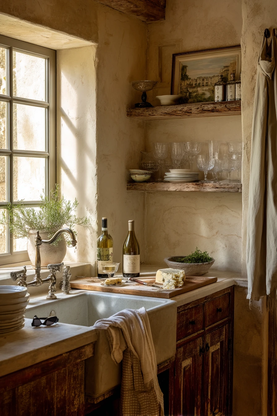 Entertaining Kitchen Before Guests Arrive