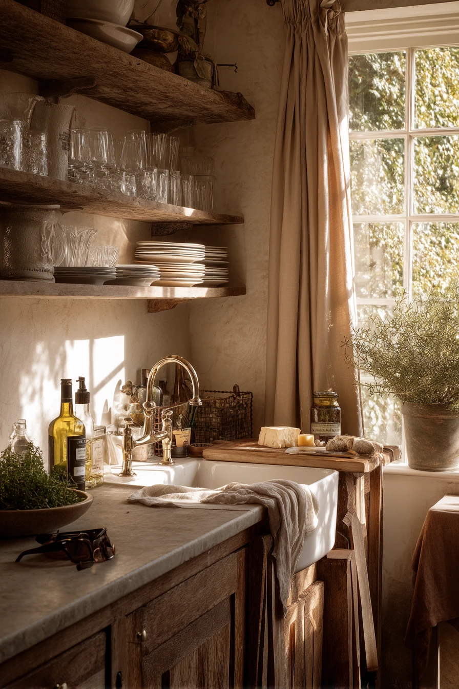 Entertaining Kitchen Before Guests Arrive