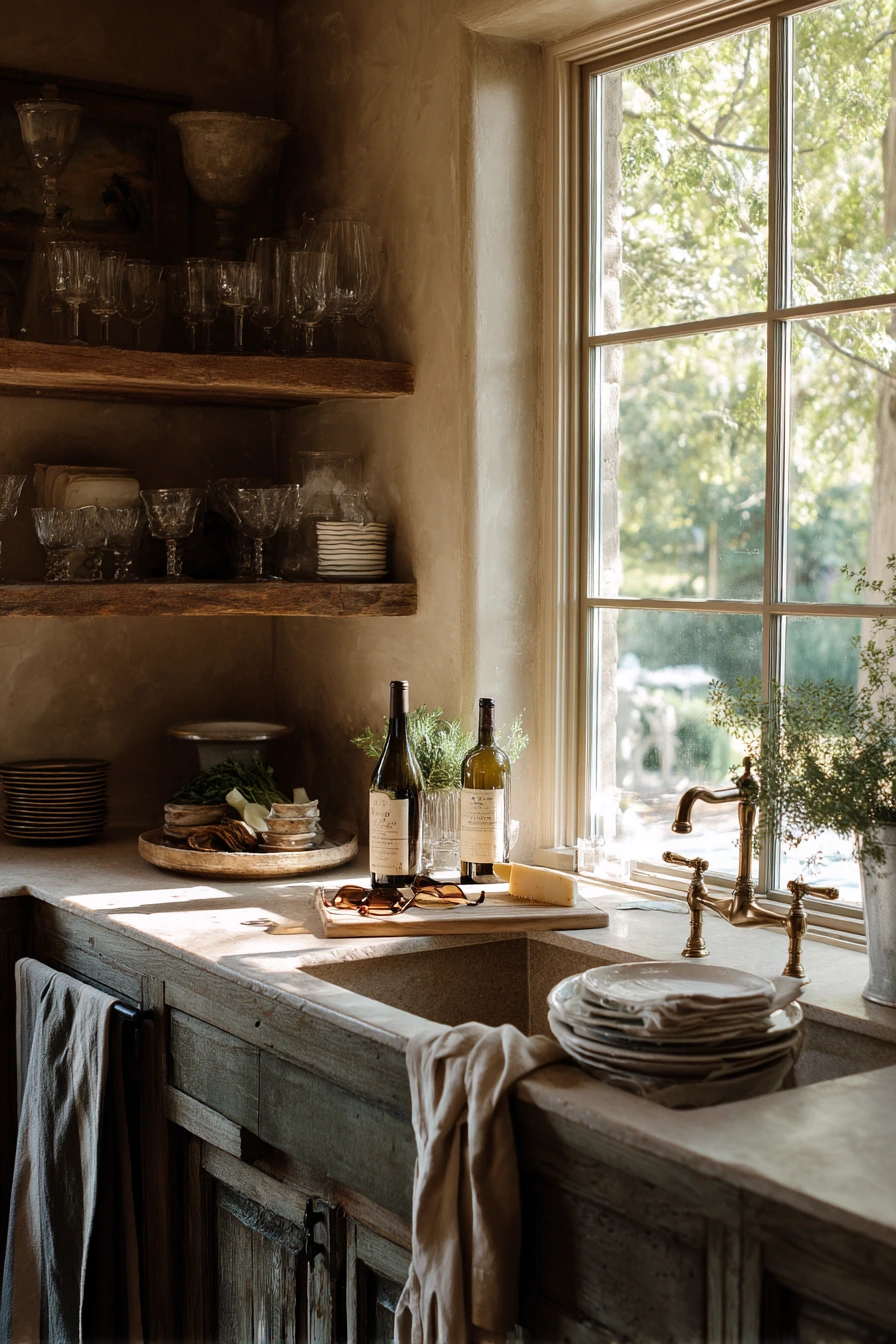 Entertaining Kitchen Before Guests Arrive