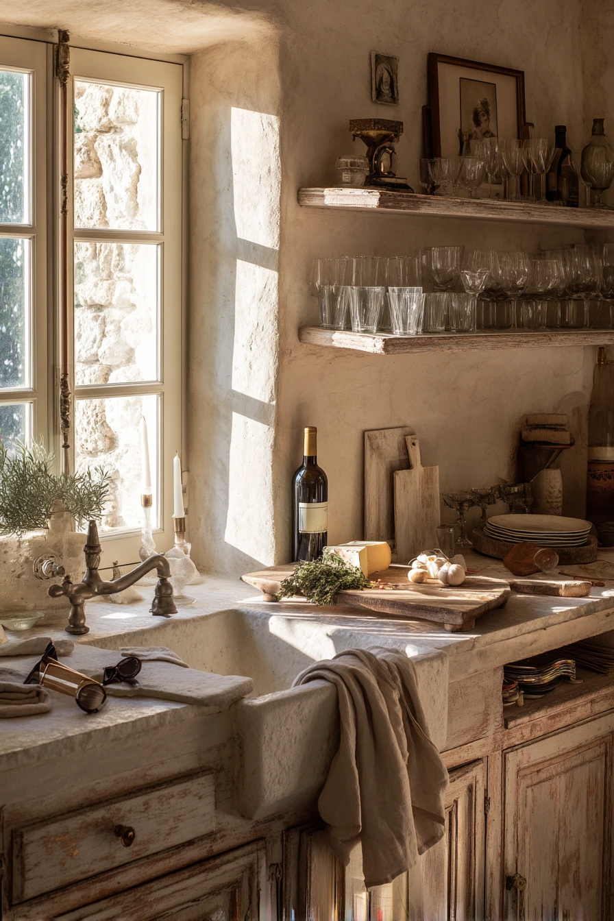 Entertaining Kitchen Before Guests Arrive