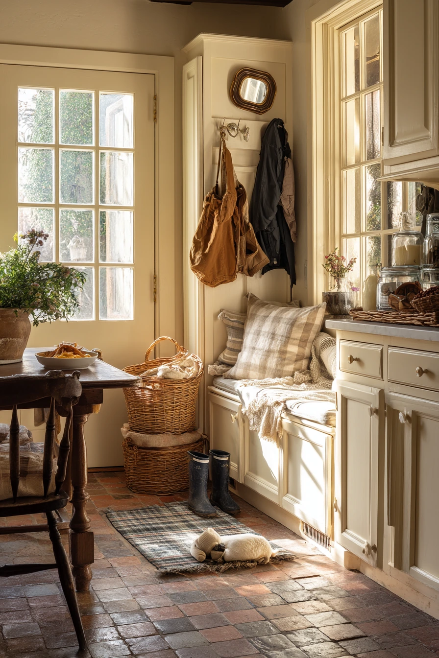 Kitchen with Mudroom Spillover