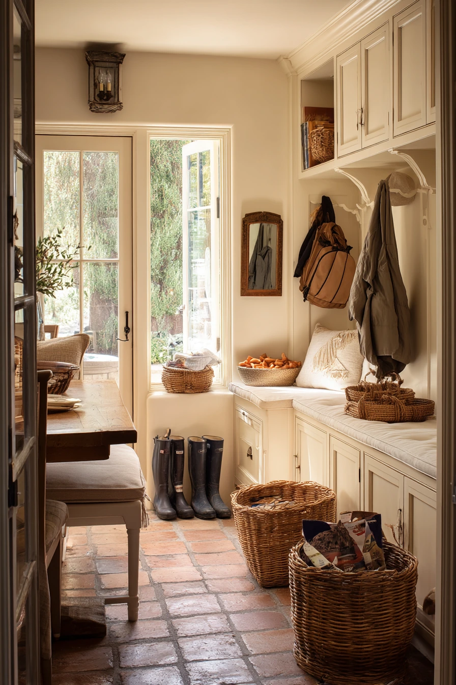 Kitchen with Mudroom Spillover