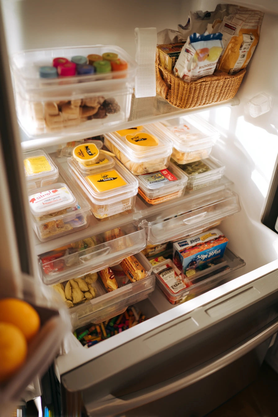 Parent-Friendly Kids Snack Fridge