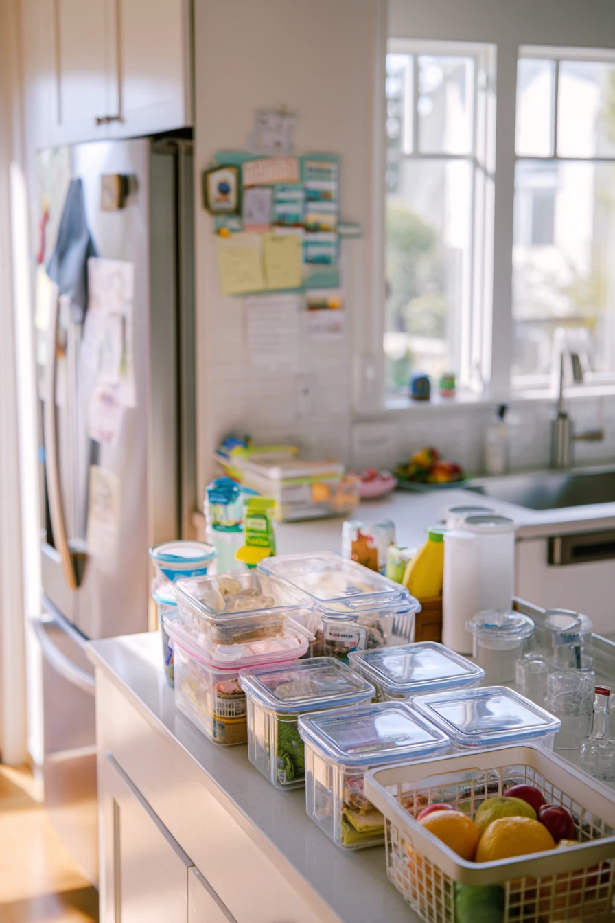 Family Fridge Reset in a Busy Kitchen
