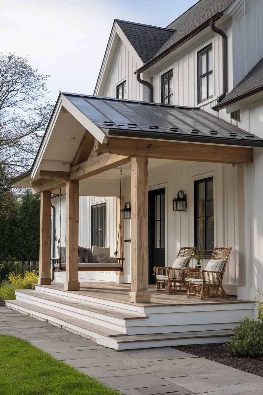 front porch roof ideas