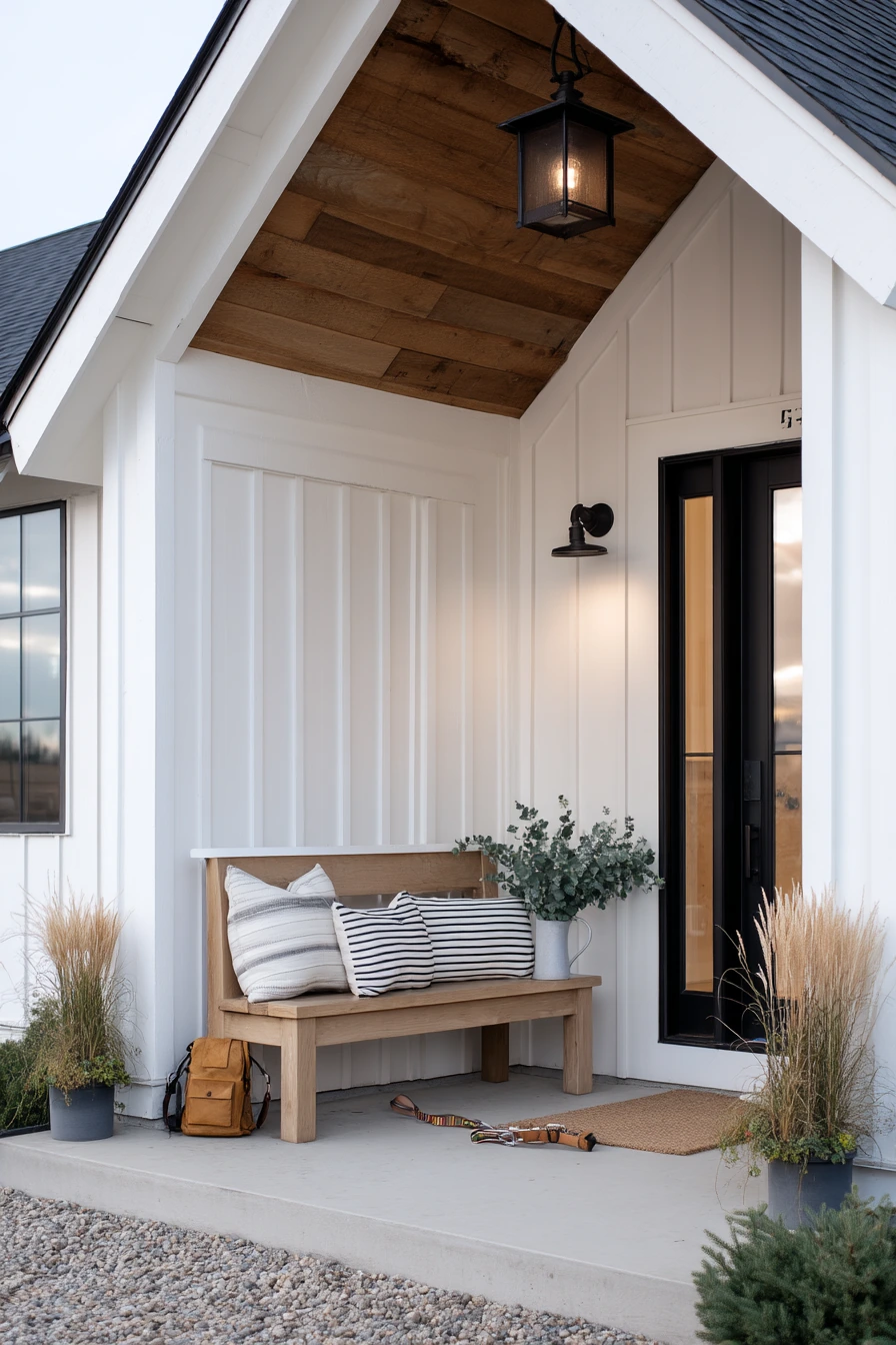 Modern Farmhouse Front Porch Cover