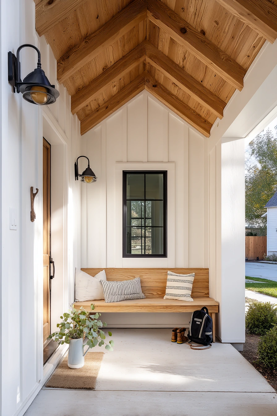 Modern Farmhouse Front Porch Cover