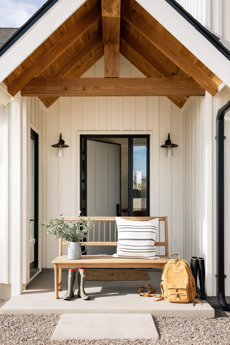 Modern Farmhouse Front Porch Cover