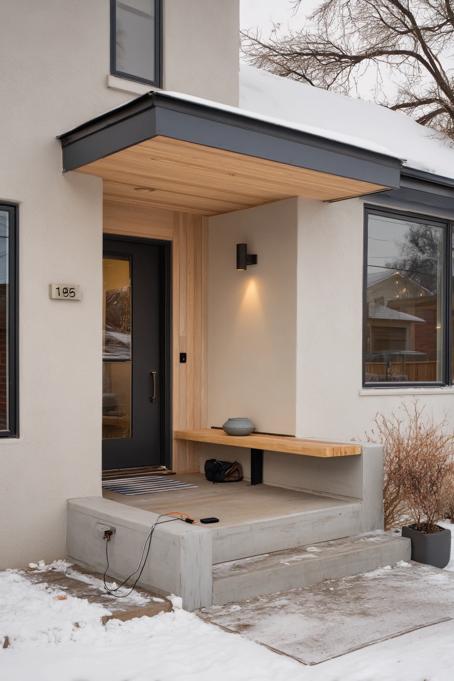 Modern Minimal Porch Canopy