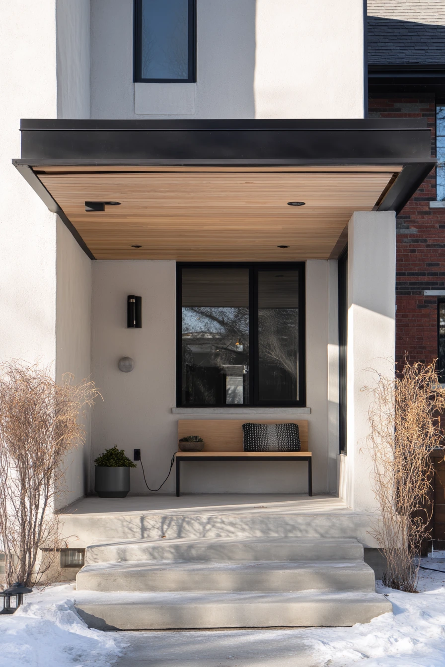 Modern Minimal Porch Canopy