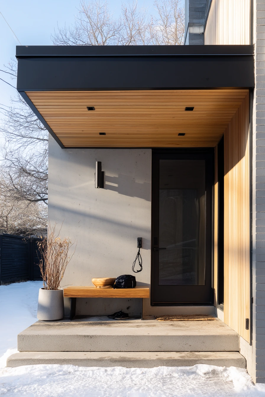 Modern Minimal Porch Canopy