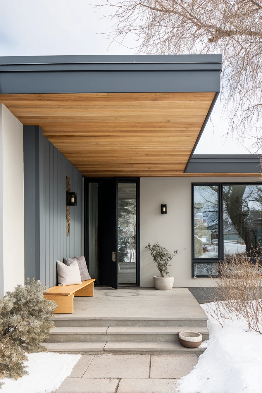 Modern Minimal Porch Canopy