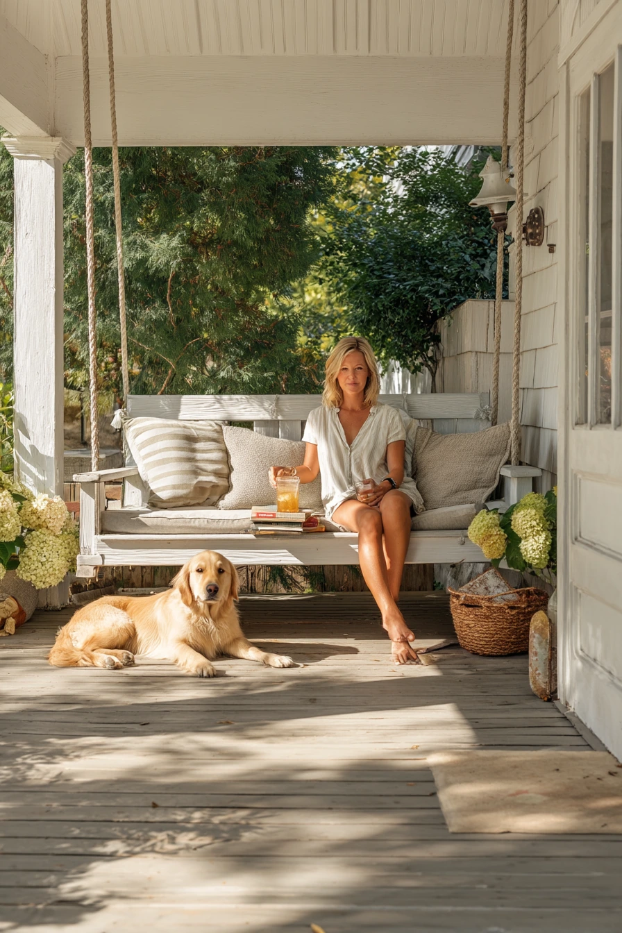 front porch swing ideas
