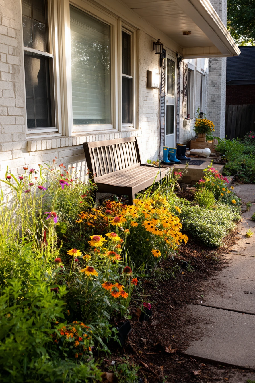 front yard flower bed ideas