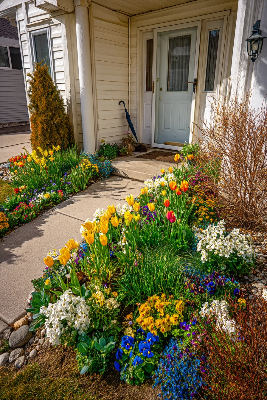 Seasonal Spring Bed with Fresh Color