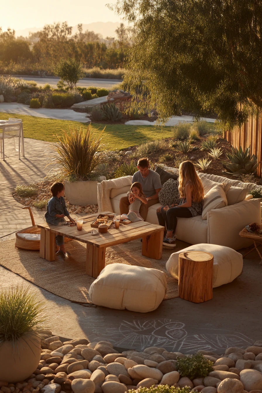Family-Friendly Front Yard Hangout