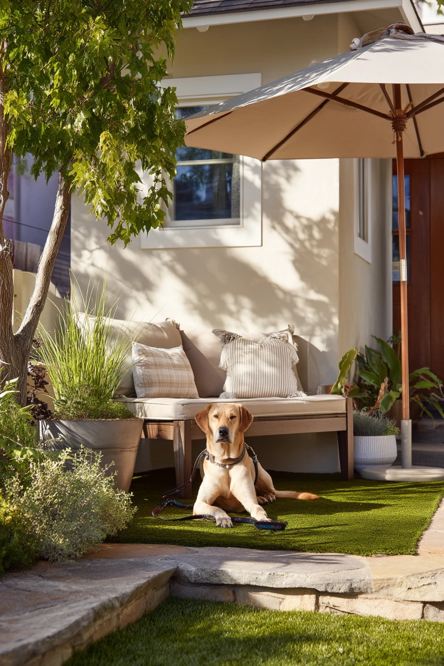 Pet-Friendly Front Patio Corner