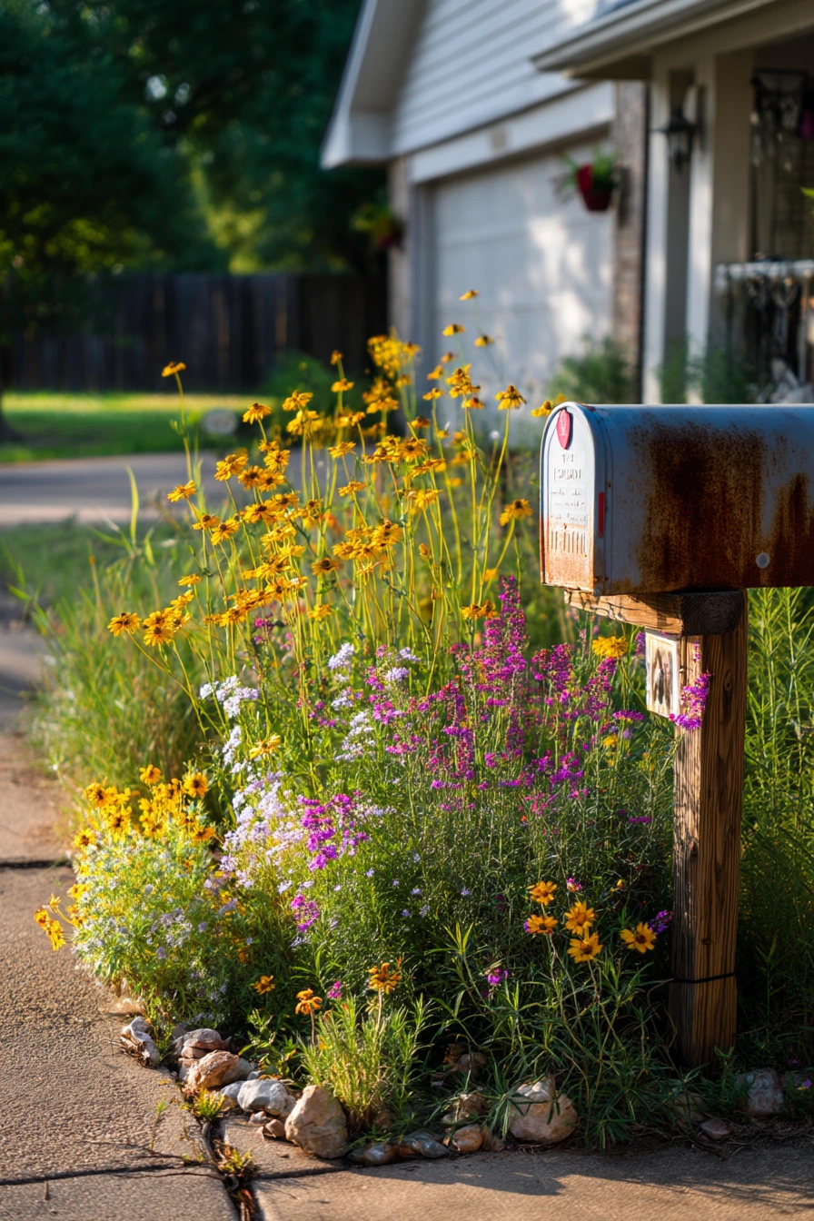 Mailbox Flower Bed Moment