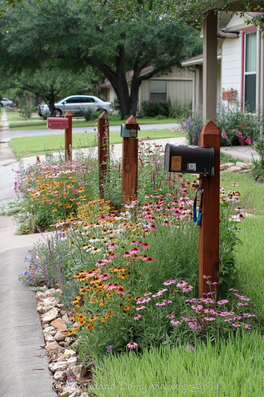 Mailbox Flower Bed Moment