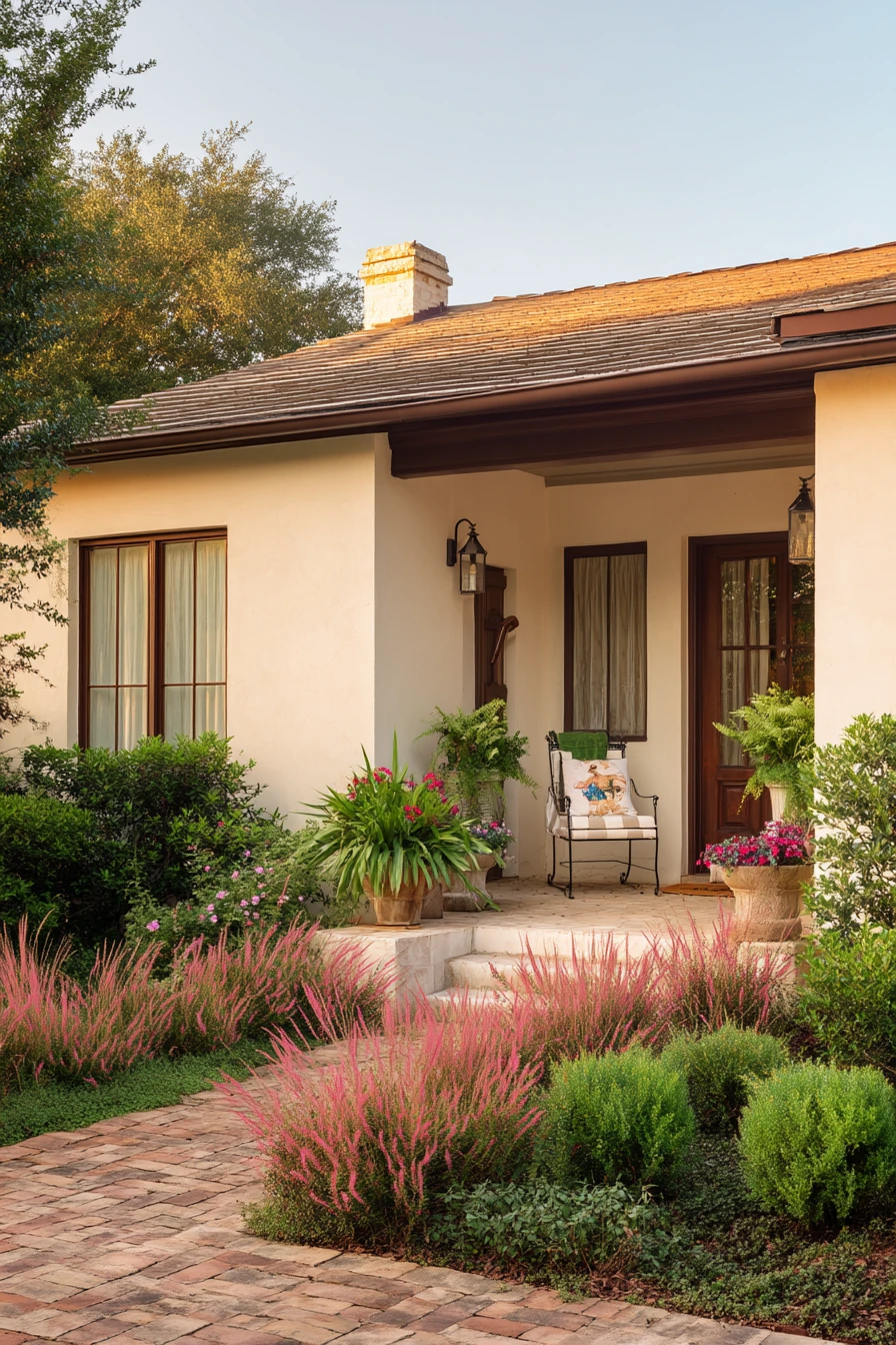 Ranch House Courtyard Entry