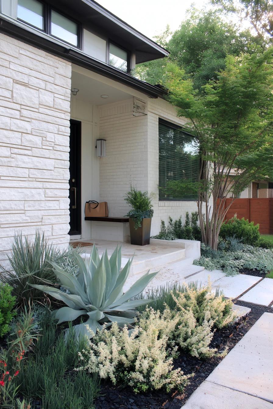 Desert-Modern Texas Front Bed