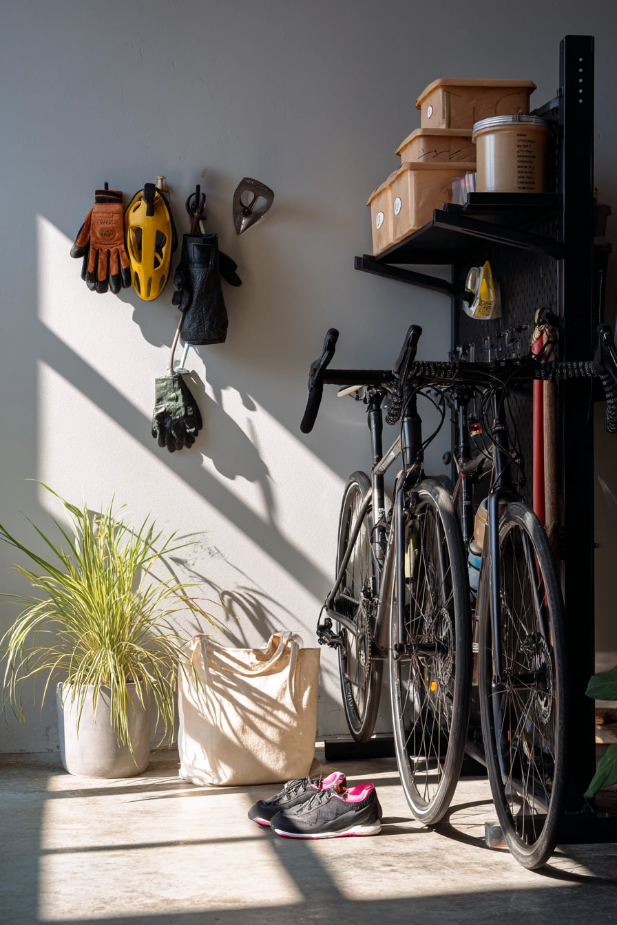 Renter-Friendly Freestanding Bike Zone