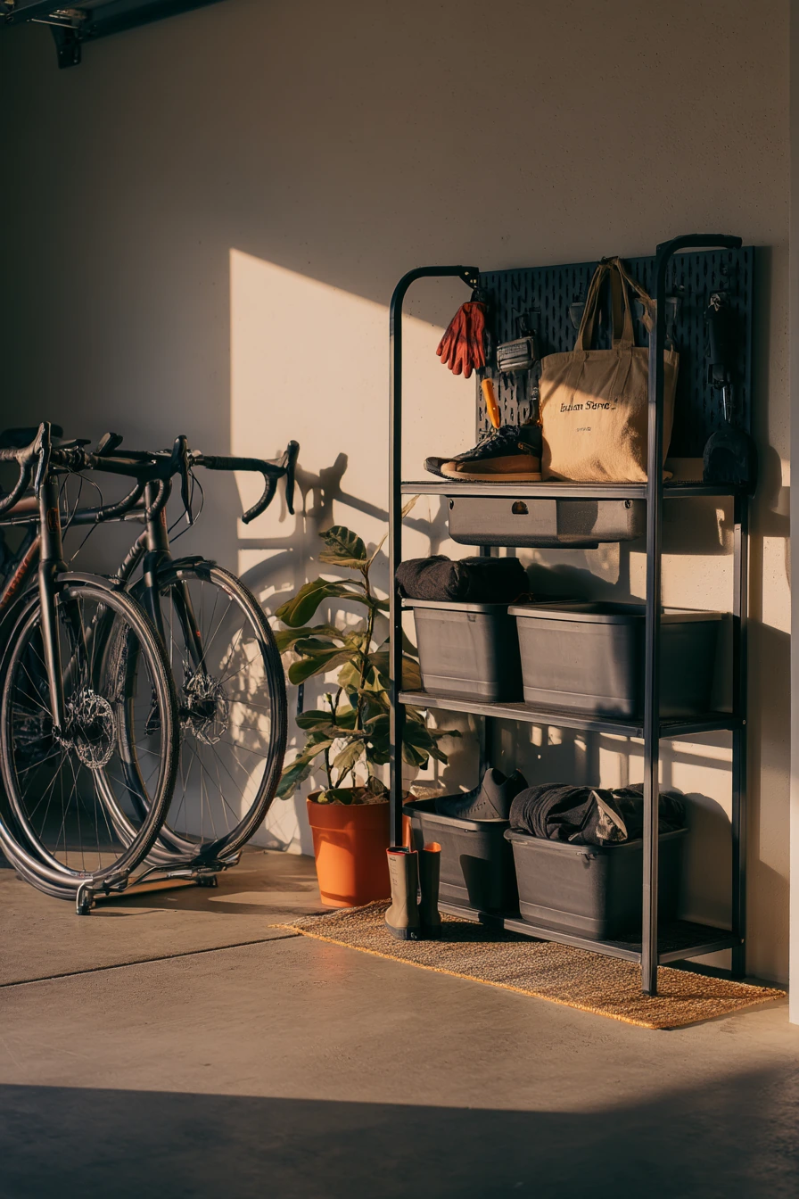 Renter-Friendly Freestanding Bike Zone