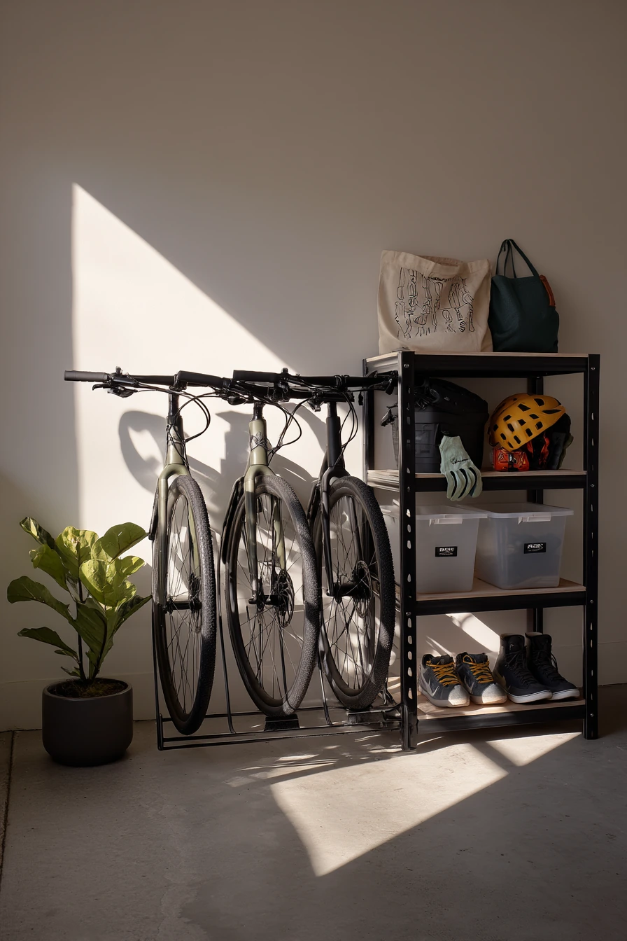 Renter-Friendly Freestanding Bike Zone