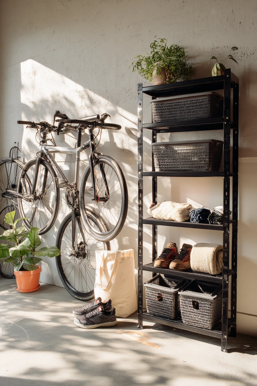 Renter-Friendly Freestanding Bike Zone
