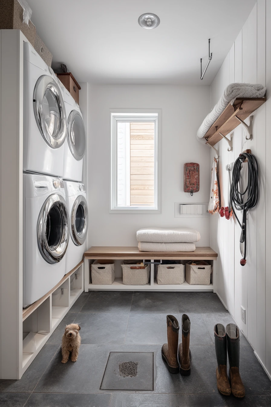 Pet-Friendly Mudroom and Laundry