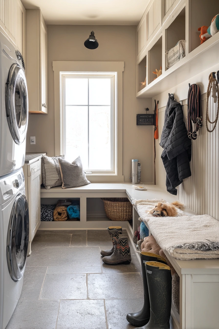 Pet-Friendly Mudroom and Laundry