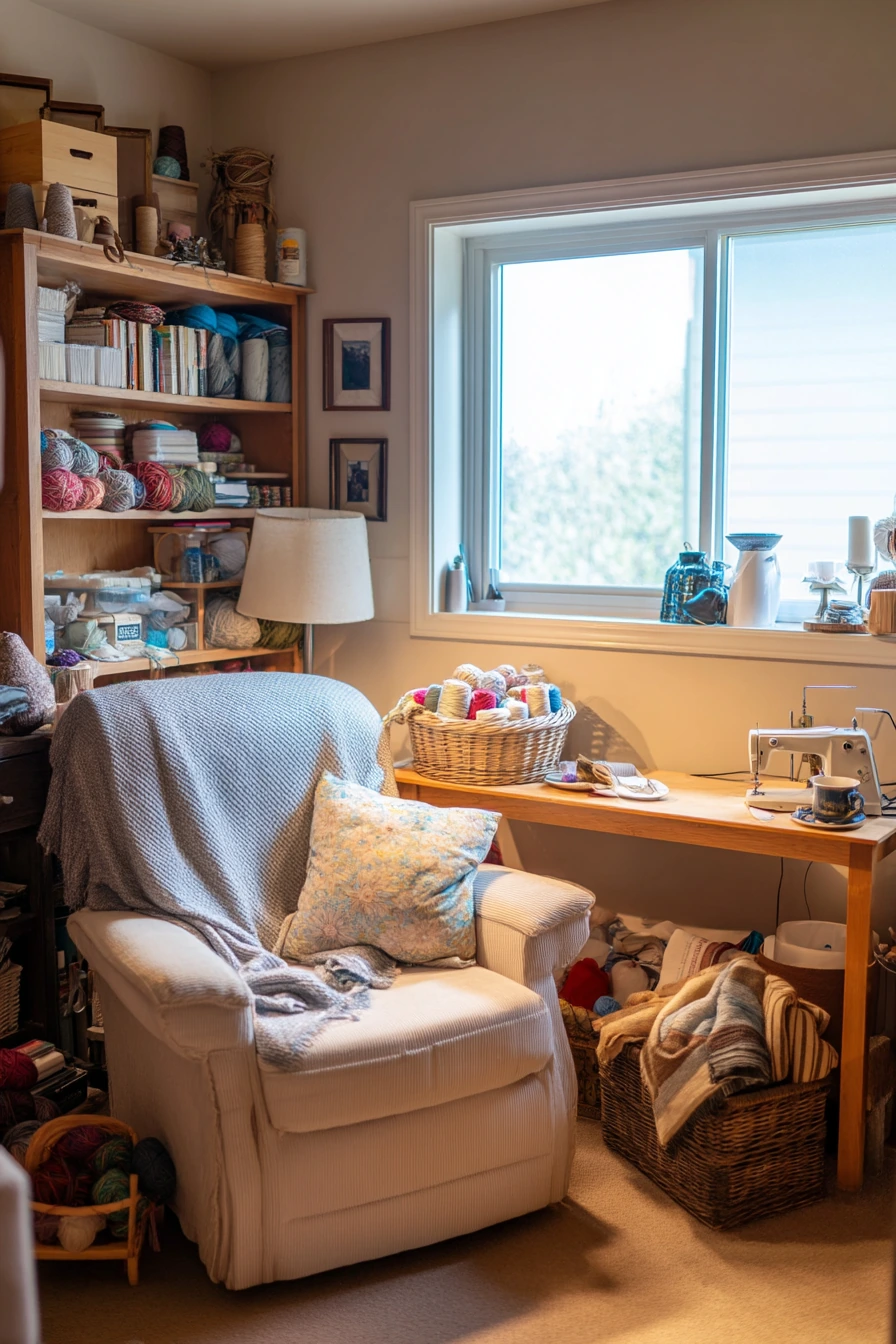 Cozy Hobby Room and Reading Nook