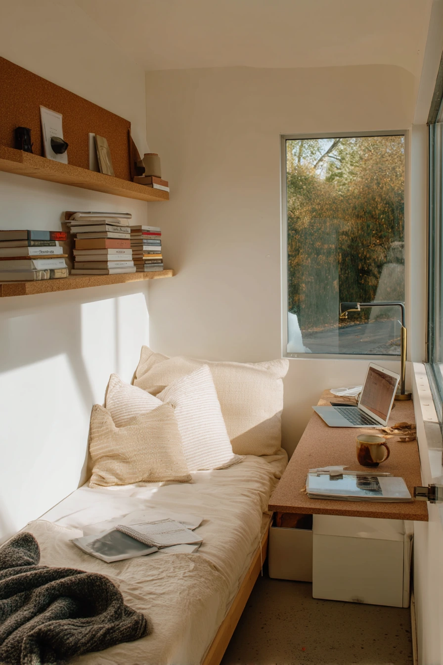 Compact Home Office + Guest Room
