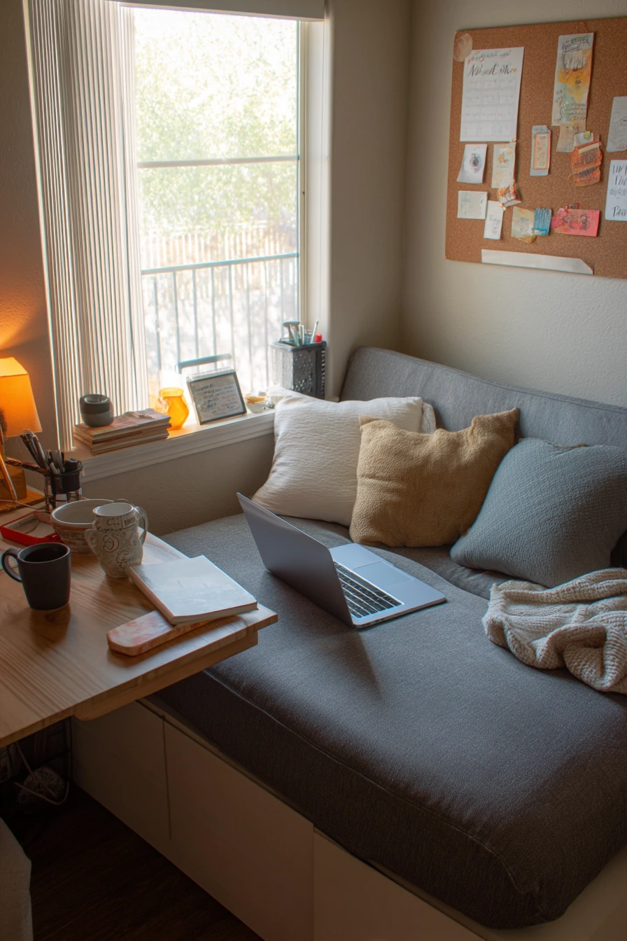 Compact Home Office + Guest Room