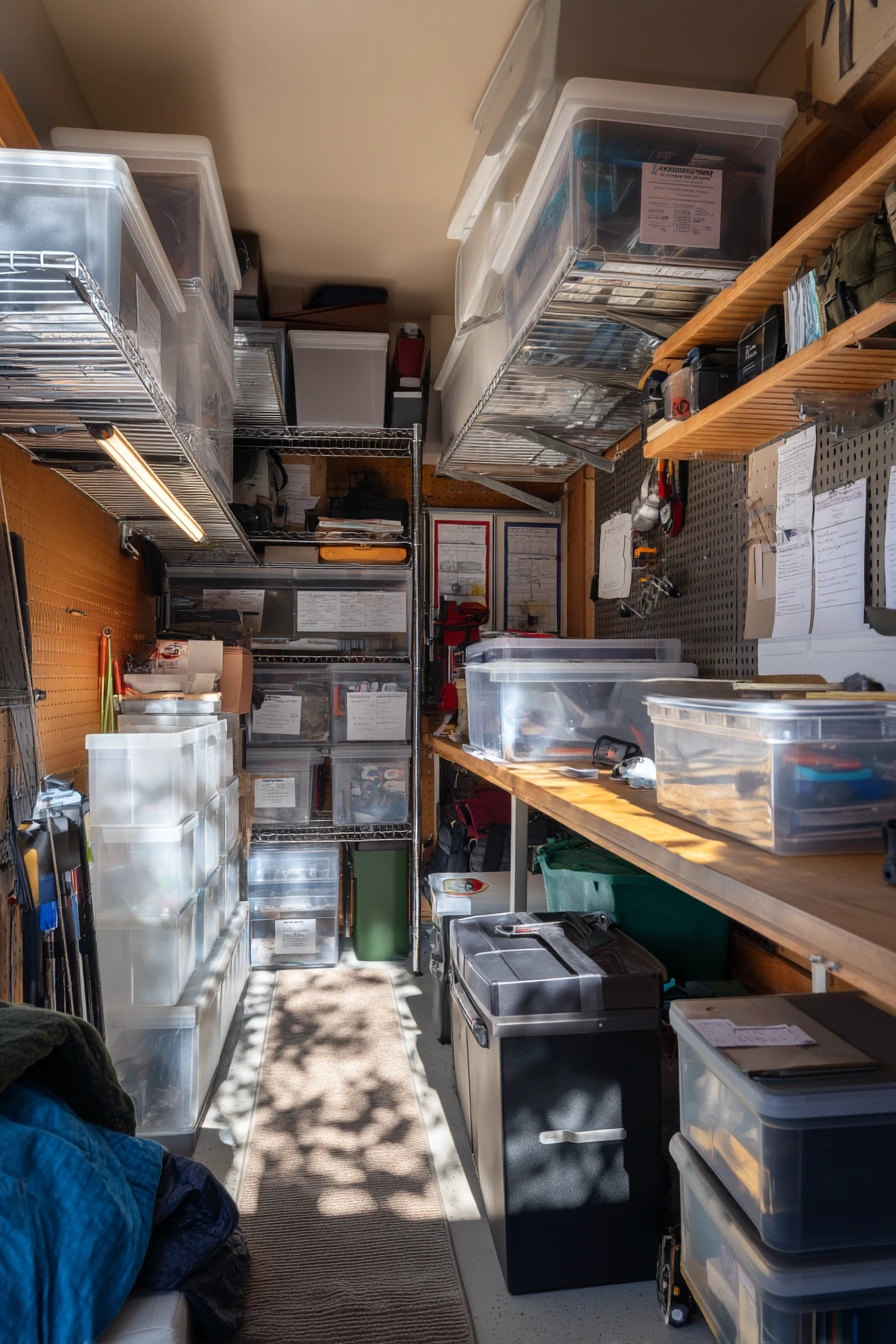 Small Garage Organization Wall