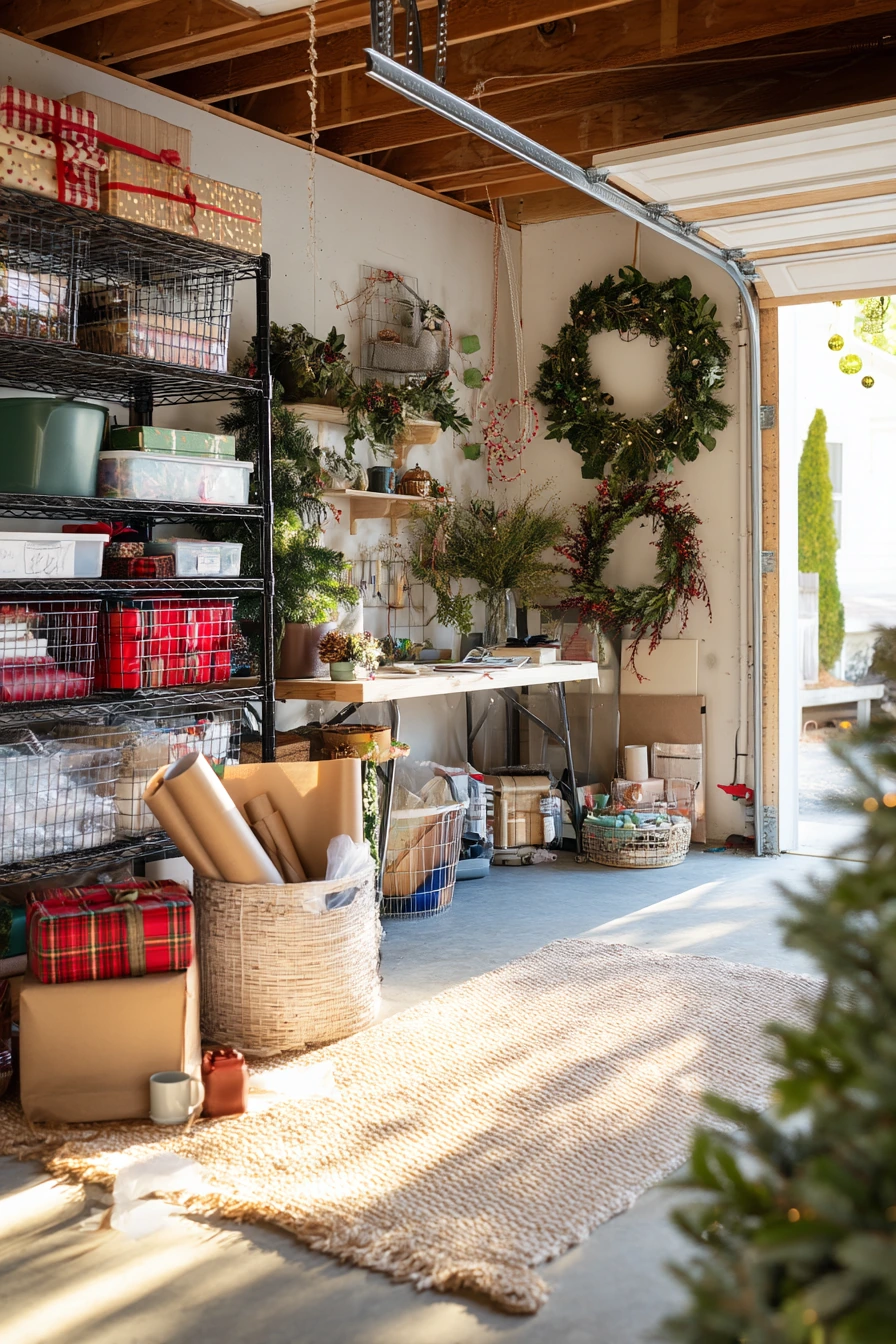Holiday Prep Storage Garage