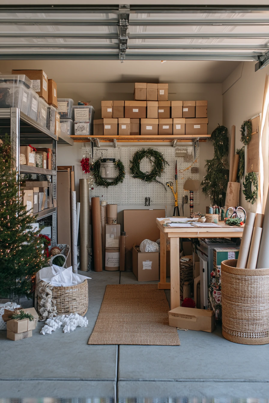 Holiday Prep Storage Garage